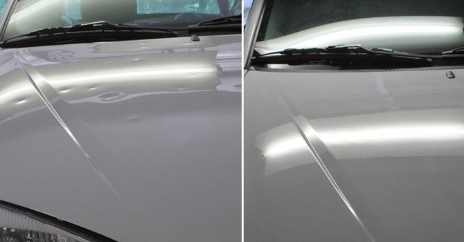 Dolu Hasarında Boyasız Göçük Düzeltme